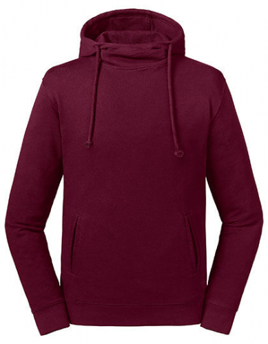 Pure Organic High Collar Hooded Sweat - Z209M - Russell Pure Organic