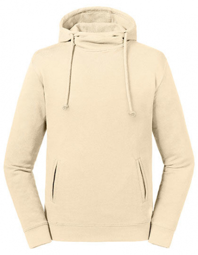 Pure Organic High Collar Hooded Sweat - Z209M - Russell Pure Organic