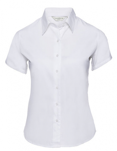 Ladies´ Short Sleeve Classic Twill Shirt - Z917F - Russell Collection