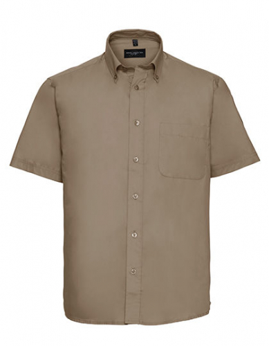 Men´s Short Sleeve Classic Twill Shirt - Z917 - Russell Collection