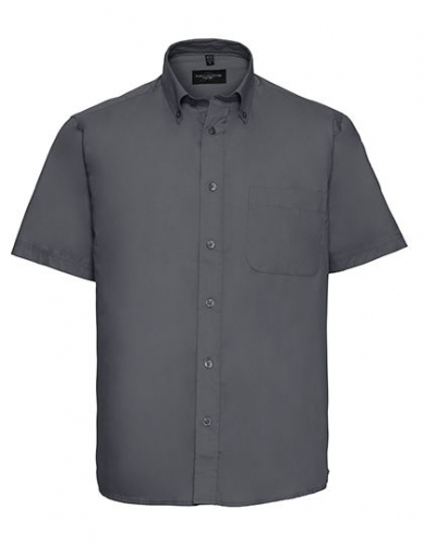 Men´s Short Sleeve Classic Twill Shirt - Z917 - Russell Collection