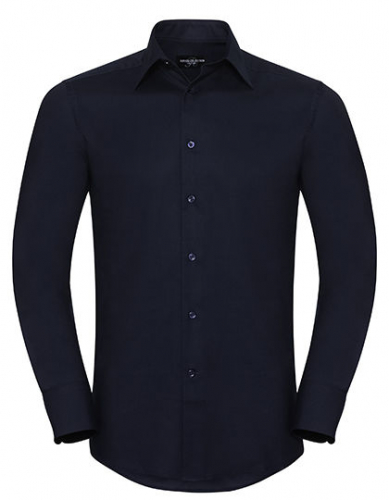 Men´s Long Sleeve Tailored Oxford Shirt - Z922 - Russell Collection