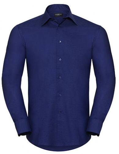 Men´s Long Sleeve Tailored Oxford Shirt - Z922 - Russell Collection