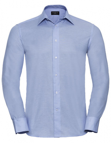 Men´s Long Sleeve Tailored Oxford Shirt - Z922 - Russell Collection