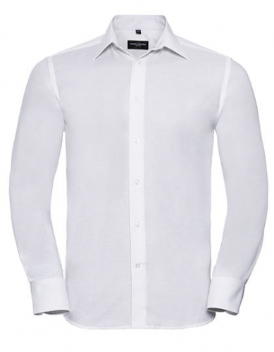 Men´s Long Sleeve Tailored Oxford Shirt - Z922 - Russell Collection