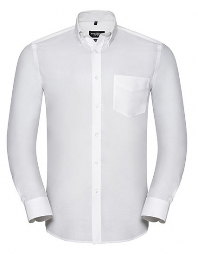 Men´s Long Sleeve Tailored Button-Down Oxford Shirt - Z928 - Russell Collection