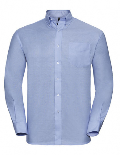 Men´s Long Sleeve Classic Oxford Shirt - Z932 - Russell Collection