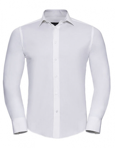 Men´s Long Sleeve Fitted Stretch Shirt - Z946 - Russell Collection