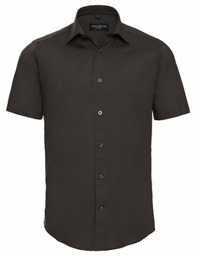 Men´s Short Sleeve Fitted Stretch Shirt - Z947 - Russell Collection