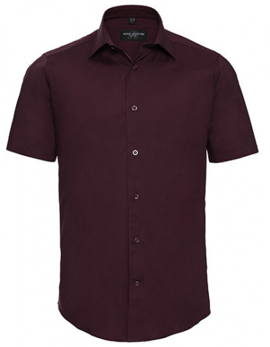 Men´s Short Sleeve Fitted Stretch Shirt - Z947 - Russell Collection