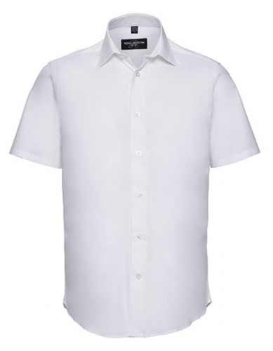 Men´s Short Sleeve Fitted Stretch Shirt - Z947 - Russell Collection