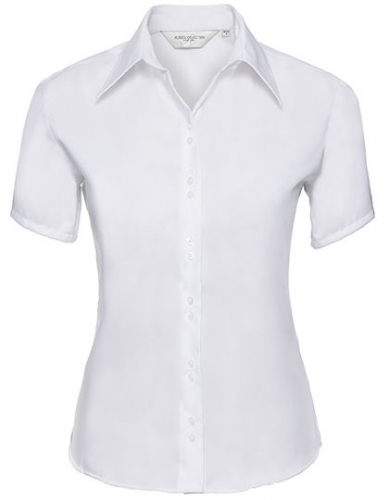 Ladies´ Short Sleeve Tailored Ultimate Non-Iron Shirt - Z957F - Russell Collection