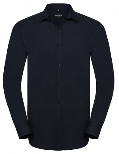 Men´s Long Sleeve Fitted Ultimate Stretch Shirt - Z960 - Russell Collection