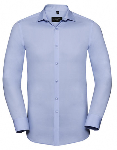 Men´s Long Sleeve Fitted Ultimate Stretch Shirt - Z960 - Russell Collection