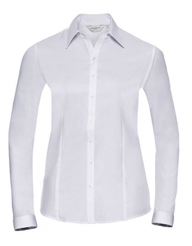 Ladies´ Long Sleeve Tailored Herringbone Shirt - Z962F - Russell Collection