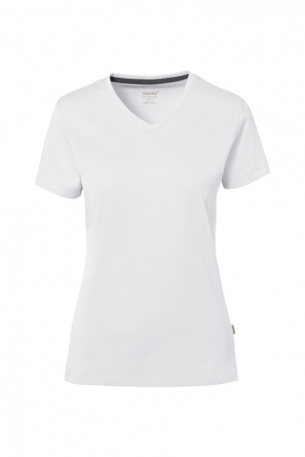 HAKRO Cotton Tec® Damen V-Shirt  -  0169