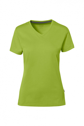 HAKRO Cotton Tec® Damen V-Shirt  -  0169