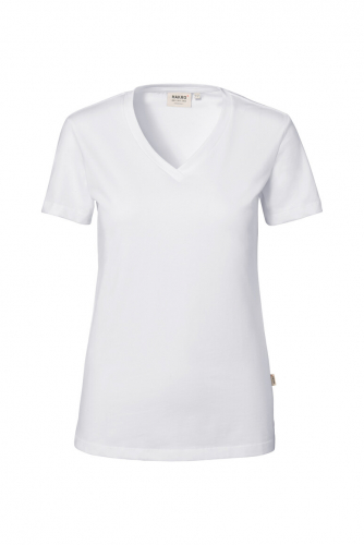 HAKRO Damen V-Shirt Stretch  -  0172