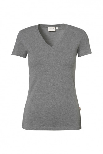 HAKRO Damen V-Shirt Stretch  -  0172