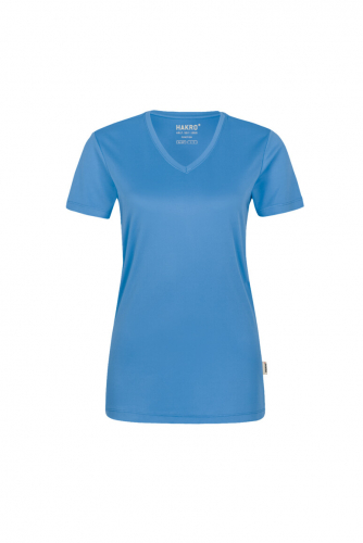 HAKRO Damen V-Shirt COOLMAX®  -  0187