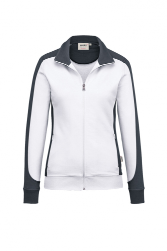 HAKRO Damen Sweatjacke Contrast Mikralinar®  -  0277