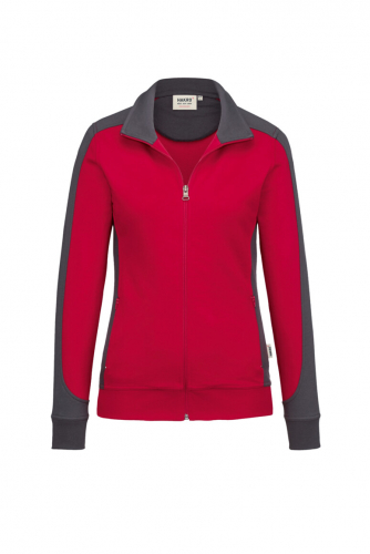 HAKRO Damen Sweatjacke Contrast Mikralinar®  -  0277