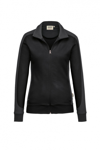 HAKRO Damen Sweatjacke Contrast Mikralinar®  -  0277