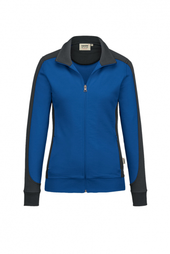 HAKRO Damen Sweatjacke Contrast Mikralinar®  -  0277