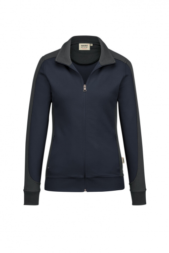 HAKRO Damen Sweatjacke Contrast Mikralinar®  -  0277