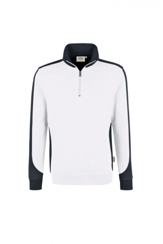 HAKRO Zip-Sweatshirt Contrast Mikralinar®  -  0476