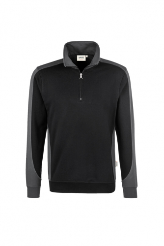 HAKRO Zip-Sweatshirt Contrast Mikralinar®  -  0476