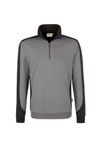 HAKRO Zip-Sweatshirt Contrast Mikralinar®  -  0476