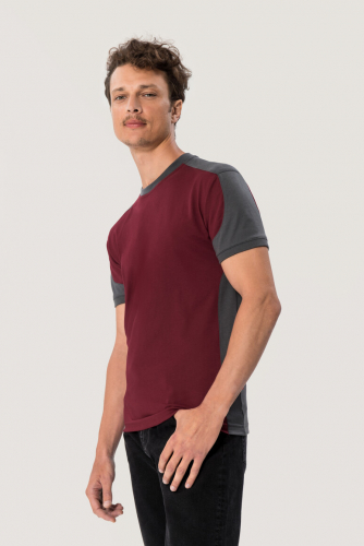 HAKRO T-Shirt Contrast Mikralinar®  -  0290